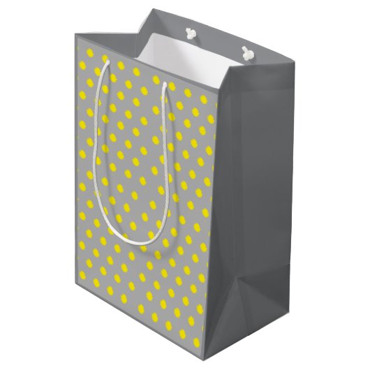 Zonnespatten Polkadotpatroon Medium Cadeauzakje (Achterkant Gekanteld)
