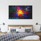 Zonnespectrum Canvas Afdruk (Insitu (Slaapkamer))