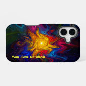 Zonnespectrum iPhone 16 Hoesje (Achterkant horizontaal)