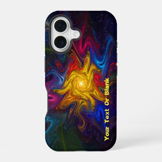 Zonnespectrum iPhone 16 Hoesje (Achterkant)