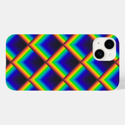 Zonnespectrumschalen Hoesje-Mate iPhone case (Achterkant (horizontaal))