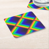 Zonnespectrumschalen Kartonnen Onderzetters (Schuin)