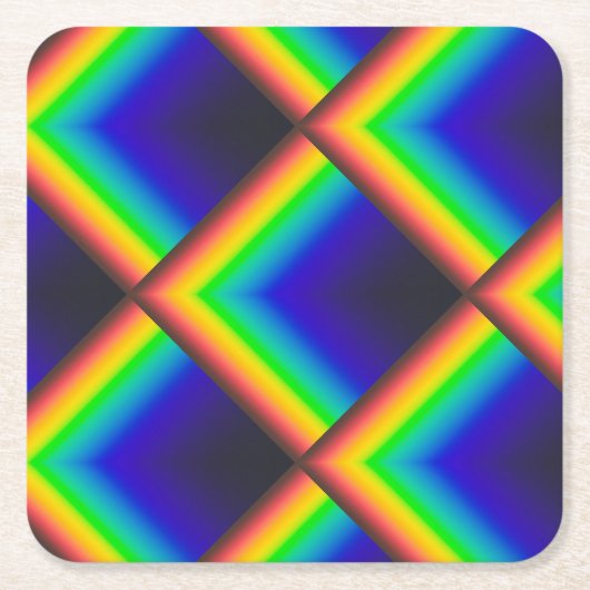 Zonnespectrumschalen Kartonnen Onderzetters (Voorkant)