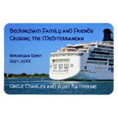 Zonnespirietspiegel Aangepaste zijderoom deurmerke Magneet (Horizontaal)