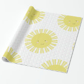 Zonnesprinken Sun Wrapping Paper Cadeaupapier (Uitgerold)