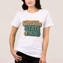 Zonnestaat T-shirt, Retro strandvakantieshemd