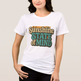 Zonnestaat T-shirt, Retro strandvakantieshemd Tri-Blend Shirt