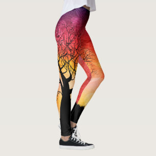 Zonnestboom van het leven leggings