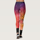Zonnestboom van het leven leggings (Achterkant)