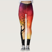 Zonnestboom van het leven leggings (Voorkant)