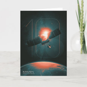 Zonnestelsel, 10 jaar Maven Mars Satelite Kaart