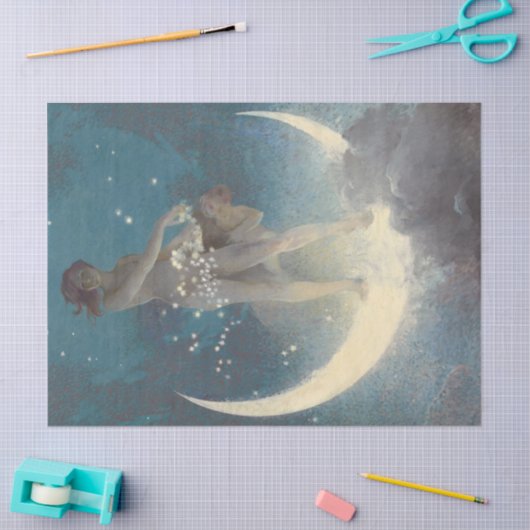 Zonnestelsel 1920's Goddess Stars Universe Tissuepapier (Craft)