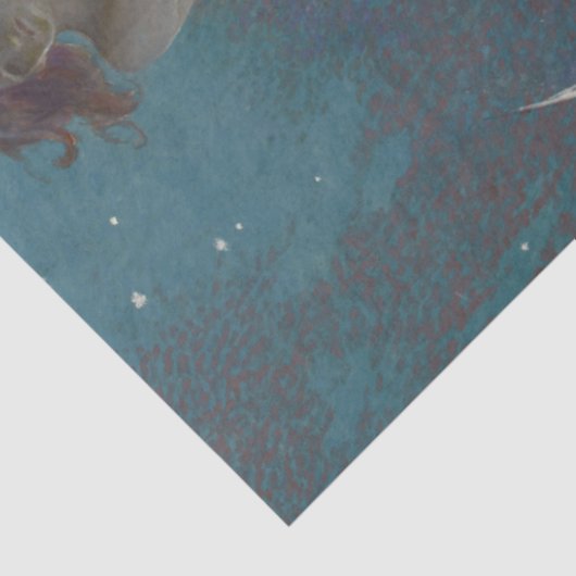 Zonnestelsel 1920's Goddess Stars Universe Tissuepapier (Detail)