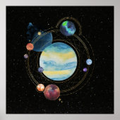 Zonnestelsel.1 Poster (Voorkant)