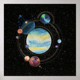 Zonnestelsel.1 Poster