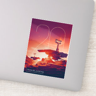 Zonnestelsel, 20 jaar Spirit en Opportunity Sticker