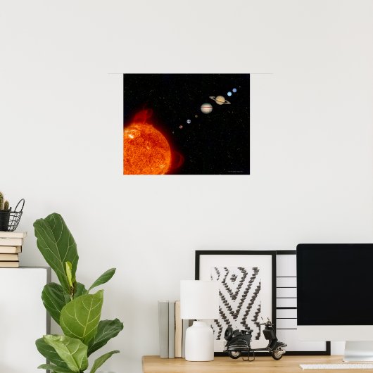 Zonnestelsel 2 poster (Thuiskantoor)