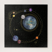 Zonnestelsel.3 Legpuzzel (Horizontaal)