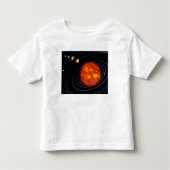 Zonnestelsel 8 kinder shirts (Voorkant)