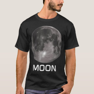 Zonnestelsel Aarde Maan Buiten T-shirt