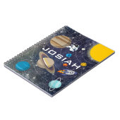 Zonnestelsel, Astronaut en Ruimteschip Notitieboek (Linkerzijde)