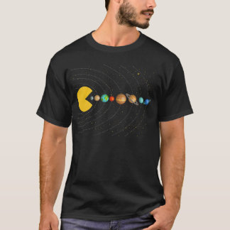 Zonnestelsel Astronomie Ruimte Videogames Grappige T-shirt