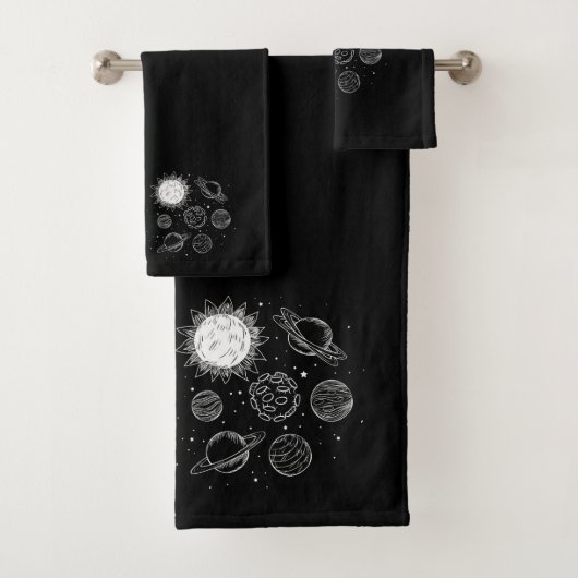 Zonnestelsel bad handdoek (Insitu)