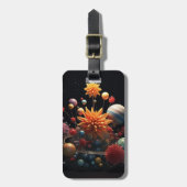 Zonnestelsel Bagagelabel (Voorkant verticaal)