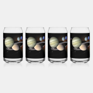 Zonnestelsel Blikvorm Glas