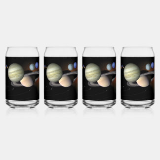 Zonnestelsel Blikvorm Glas