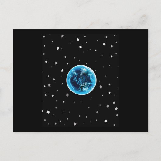 Zonnestelsel Briefkaart (Voorkant)