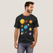 Zonnestelsel Buitenruimte T-shirts Astronaut Camp (Voorkant volledig)