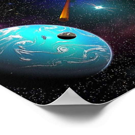 Zonnestelsel C-9G6A Poster (Hoek)