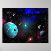 Zonnestelsel C-9G6A Poster (Voorkant)