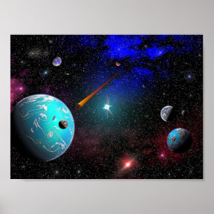 Zonnestelsel C-9G6A Poster