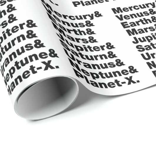 Zonnestelsel Cadeaupapier (Rol Hoek)