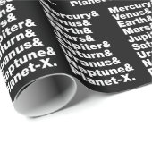 Zonnestelsel Cadeaupapier (Rol Hoek)