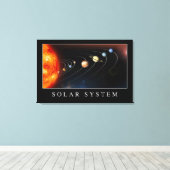 Zonnestelsel Canvas Afdruk (Insitu (Houten vloer))