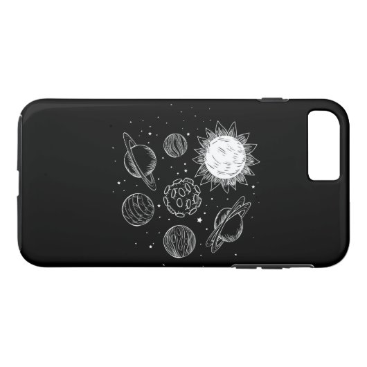 Zonnestelsel Case-Mate iPhone Case (Achterkant (Horizontaal))