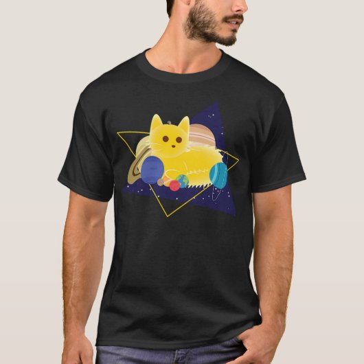Zonnestelsel CAT T-shirt (Voorkant)