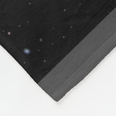 Zonnestelsel "echte kleurenster" fleece deken (Hoek)