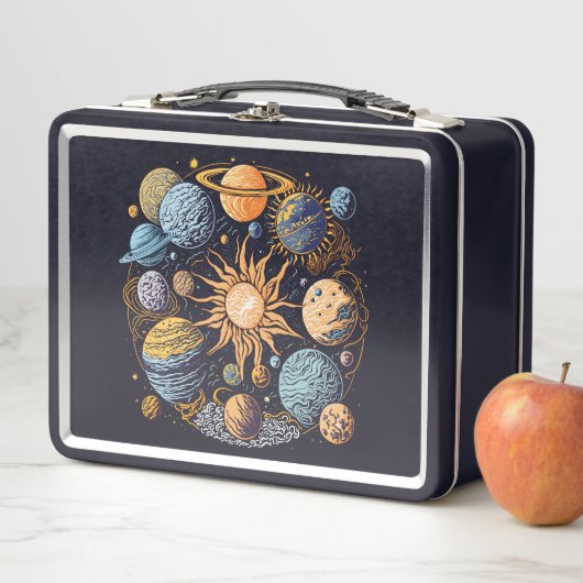 Zonnestelsel Grafisch Ontwerp (In situ)