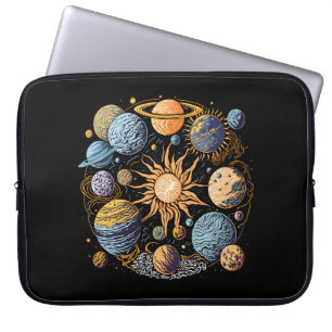 Zonnestelsel Grafisch Ontwerp Laptop Sleeve