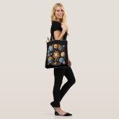 Zonnestelsel Grafisch Ontwerp Tote Bag (Op model)