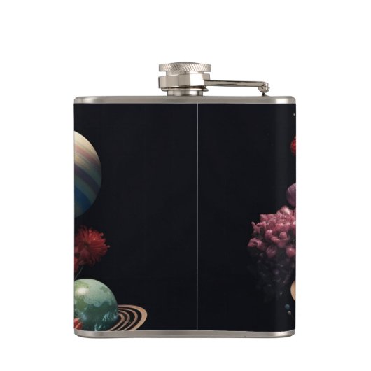 Zonnestelsel Heupfles (Achterkant)