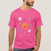 Zonnestelsel Ik heb meer ruimte nodig Astronomie R T-shirt (Voorkant)