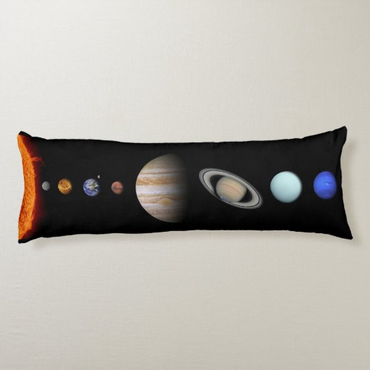Zonnestelsel Inline Buitengerechtigde Leiding Lichaamskussen (Achterkant)