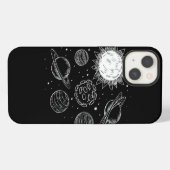 Zonnestelsel iPhone Hoesje (Achterkant horizontaal)