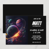 Zonnestelsel Kaart (Voorkant / Achterkant)