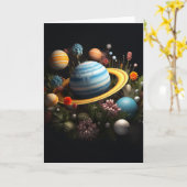 Zonnestelsel Kaart (Gele Bloem)